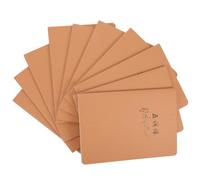 Lurrose 10pcs Khaki Stave Notebooks for Students Lightweight Paper Staff Practice Books with Easy to Store and Carry Design for School Supplies and Handwriting Exercises