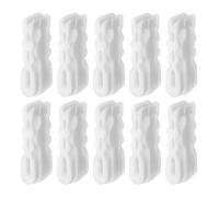 Lurrose 10pcs Multi-purpose Vacuum Storage Bag Clips for Compression Packing, Sealing Zipper Bags for Clothes, Bedding and Food Fresh Keeping, Space-saving Vacuum Sealer Accessories