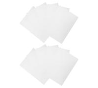 Lurrose 10pcs Reusable Matte Frosted PVC Plastic for Craft Panels Picture Frame Plastic Replacement for Photograph Storage and DIY Projects