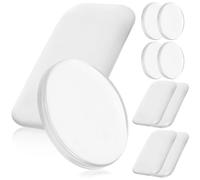 Lurrose 10pcs Silicone Eyelash Extension Pads for False Lashes, Easy to Use and Portable Lash Extension Eye Pads for Salon and Home Use