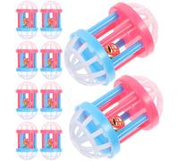 Lurrose 10pcs Small Pet Sound Bunny Improving Living Environment Wear-resistant High Grade Plastic Material Small Pet for Random Color