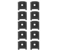 Lurrose 10pcs Walker Brake Line Clamp - C-Shaped Pipe Clip for Rollators | for Elderly Care and Rehabilitation Use, Plastic Mobility Aid Replacement Parts, 0.7 Inch Opening