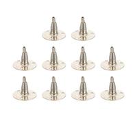 Lurrose 10pcs Wire Rope Suspension round Codes Zinc Alloy Picture Hanging Wire Rope Codes for Heavy Duty Wall Art and Frame Display in Home and Office