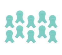 Lurrose 10pcs Y-shaped Eyelash Lift Brush Green Lash Lift Separator Eyelash Perming Tool for Professional Curling and Grafting Applications