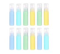 Lurrose 12 Pack 30Ml Lotion Bottles Refillable Travel Bottle with Pump Small Sample Bottles for Serums Creams Moisturizers Shampoo Conditioner Cosmetics Travel and Home Use