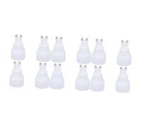 Lurrose 12 pcs Lamp Holder Converter Adapter Ceramic Screw Socket for LED Bulbs Energy Saving Light Bulb Base Converter for Table and Ceiling Lamps
