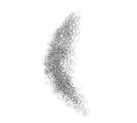 Lurrose 1200pcs Stainless Steel Jump Rings Open Connector Rings for Jewelry Making DIY Necklaces Bracelets Earrings Keychains Smooth Edges Multipurpose Craft Supplies Compatible with