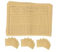 Lurrose 120pcs Chinese Calligraphy Tracing Paper for Beginners Hand Lettering Supplies with Enhanced Brush Control Durable Practice Sheets for Home Study and Classroom Use
