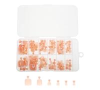 Lurrose 120pcs Pink French Fake Toe Nails Set, Short Square White Tips Full Cover False Nail Tips, Easy to Apply Plastic Press on Toenails Minimizing Shifting or Lifting for Daily