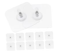 Lurrose 12pcs Adhesive Wall Hanging Hooks Drill Self Stick Seamless Hooks for Kitchen Bedroom Coat and Hat Durable Wear Resistant Sticky Mounts Easy Installation Smooth Surfaces