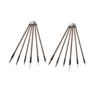 Lurrose 12Pcs Chinese Calligraphy Brush Set Durable Handles Variety of Essential for Calligraphy Practice and Painting Suitable for Beginners Students Professionals Home and Art Studios