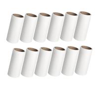 Lurrose 12Pcs Household Lint Remover with Tearable Sticky Multifunctional Pet Hair Fur Roller for Clothes Compact and Use Hair Remover Tool for Travel and Home Cleaning