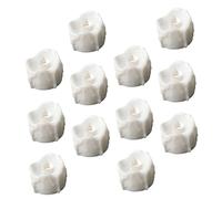 Lurrose 12pcs LED Tea Light Candles with Timer Function Flameless Battery Operated Candle Lamps White Decorative Tea Lights for Safe Romantic Home Ambiance