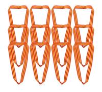 Lurrose 12pcs Medal Ribbons Award Ribbon Lanyards 0.5in Polyester Cotton Easy to Put and Take off Hang Medal Happy Honored Style for Relay Races and Sporting Events
