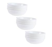 Lurrose 12pcs Multi-function Ceramic Paint Pallets Convenient Mixing Tray with 30ml Capacity White Watercolor Pallet for Easy Cleaning and Art Painting