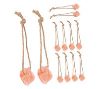 Lurrose 12pcs Natural Salt Lick Bricks for Livestock Providing Essential Minerals for Horse Cattle and Deer for Outdoor Animal Care