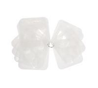 Lurrose 12pcs Plastic Shape Stencils, 13x13cm Reusable Geometric DIY Templates for Painting, Drawing, Crafting - Primary Shapes Art Stencil Sheets for Boys Classroom and Home Use