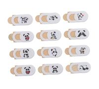 Lurrose 12pcs Privacy Cover Slide for Laptops Webcam Lens Cover for Laptop Computer Web Cam Protects from Peeping and Hacking Material Easy Slide Function