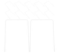 Lurrose 12pcs Replacement Croquet Wickets Gates Made of Sturdy Iron with Silver Coating, Thick Sturdy Metal Hoops for Family Lawn and Backyard Outdoor Game