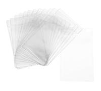 Lurrose 12Pcs Reusable Cards Holders Protective Card Sleeves Index Label Covers Useful Cards Holders Card Sleeves