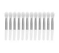 Lurrose 12pcs Silicone Lip Mask Brush for Precise Lipstick and Gloss Application, Easy to Carry Mini Lip Balm Applicator Brush Suitable for Work and Home Use
