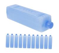 Lurrose 12pcs Small Ice Packs Cooler Blocks for Air Conditioner Fans Portable Reusable Cooling Freezer Packs for Lunch Boxes Outdoor Camping Rapid Food Freshness Maintenance Blue