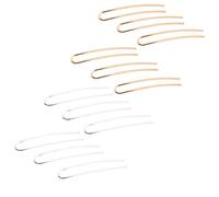 Lurrose 12pcs Vintage Hairpin Diy Accessories for Elegant Hair Styling Handmade Crafts Kit Gold and Silver for Weddings Parties and Celebrations