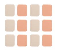 Lurrose 12pcs White Make up Puff Set Synthetic Sponge Material, Skin-friendly and Suitable for Foundation Application, Cosmetic Tool for Face Care and Dry or Wet Use