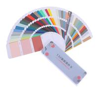 Lurrose 132-Color Paint Colour Chart Including Metallic and Pearlescent Silver Powder Samples for Industrial Coating and Automotive Equipment Accurate Matching