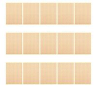 Lurrose 15 Sheets Arrow Sticky Labels Self-Adhesive Coated Paper Stickers Marking Red Arrow Shape 192pcs Per Sheet for Factories and Offices