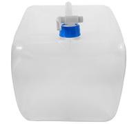 Lurrose 15l Collapsible Outdoor Camping Water Jug Made of Sturdy Pe Material with Tap, Multi-functional Use for Leisure Activities and Emergency Water Storage