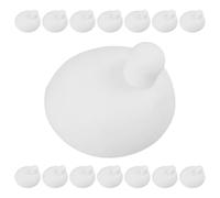 Lurrose 15pcs White Silicone Bubble Inserts for Squeeze DIY Accessories, Enhancing Playtime Experience and Developing Hands-on Skills for Outdoor Activities and Parties