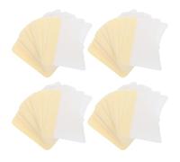 Lurrose 160pcs Woman Makeup Pads Practical Arc-shaped Cotton Makeup Cleaning Pads Safe Removal Eyelash Cream Remover for Home and Salon Use