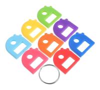 Lurrose 16Pcs Key Cap Covers: Silicone Key Toppers for Standard Flat Organization House Keys