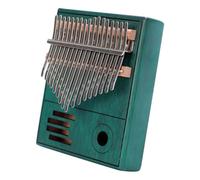 Lurrose 17 Keys Wooden Kalimba Thumb Piano Handheld Musical Instrument with Arc Design and Sound Quality, Portable Finger Piano for Music Practice and Relaxation