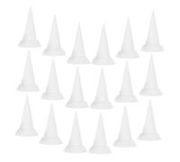 Lurrose 18pcs High-Temperature Aluminium Oxide Pottery Support Nails with Smooth Surface, Cone Shaped Refractory Nails Preventing Warping and Scratching Glazes, for Gas and Electric Kilns