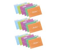 Lurrose 18pcs Russian Recipe Card Index Dividers for Cooking Note Cards Organizer Compact Recipe Sheet Separators for Kitchen and Travel Cultural Language Learning Tool