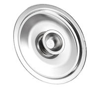 Lurrose 1Pc Stainless steel cylinder milk pan cover replacement lids for cover lid wok lid cup cover baking dishes for oven with lids Durable Seasoning Cover flat bracket