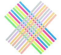 Lurrose 2 Books of Assorted Colour Plastic Guided Reading Strips with Highlight Bookmarks, Practical Page Markers That Cover Text without Blocking and Beginners