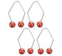 Lurrose 2 Pairs Facial Dimple Maker Face Dimple Maker 1.69x0.98x0.31 in Alloy Material Flexible Depth Lasting Smile Training Tool for Beautiful Facial Exercise