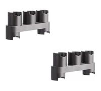 Lurrose 2 pcs Wall Mounted Vacuum Cleaner Brush Bracket Compatible with Dyson Space Saving Storage Rack for Easy Organization of Vacuum Accessories