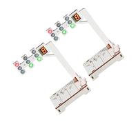 Lurrose 2 Sets DIY Stem Traffic Light Model Wooden Science Experiment Kit for Teens Interactive Assembly Traffic Signal Light Boost Curiosity Practical Skills