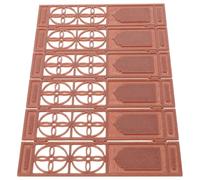 Lurrose 20 Scale Plastic Decorative Mini Screen Practical Privacy and Versatile Decoration Elegant Ancient Charm for Desk and Shelves