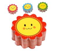 Lurrose 200 Kids Reward Cards Sunflower Shaped Paper Stickers for Students with Versatile and Visually Appealing Design, for Classroom and School Behaviour Motivation