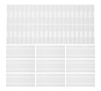 Lurrose 2000PCS Price Display Tag: Jewelry Price Tags Stickers Self Adhesive Jewelry Repair Label for Necklace Earrings Identify Rectangle Label