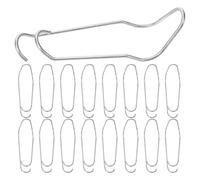 Lurrose 20pcs Adjustable Steel Wire Plant Trellis Connector Clips for Climbing Plants, Securely Fixing 16mm Diameter Pipes, Enhancing Stability in Horticultural Setups and Construction