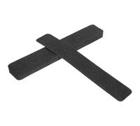 Lurrose 20pcs Black Pet Non Skid Grip Tape Strips for Outdoor and Indoor Use, Enhanced Adhesion Rubber Self-adhesive Safety Tape for Stair Steps and Decks, Heavy Duty Anti-slip Surface