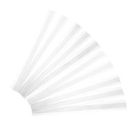 Lurrose 20pcs Clear Self-Adhesive Label Holders for Supermarket Shelf Price Tag Strips Transparent Plastic Ticket Channel for Retail Stores