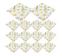 Lurrose 20pcs Daisy Print Paper Napkins Floral Disposable Napkins Tear-Resistant for Dining Tables and Weddings Charming Table Decor for Birthday Parties