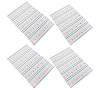 Lurrose 20pcs Dry Erase Number Line Flash Card Math Learning Tool for Elementary Students with Visualized Number Line on Paper, for Classroom and Group Activities in Addition